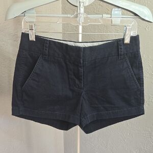 J. Crew Chino Navy Women's Shorts Size 0